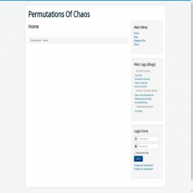 Скриншот главной страницы сайта diaspora.permutationsofchaos.com