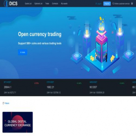 Скриншот главной страницы сайта dicscoin.com