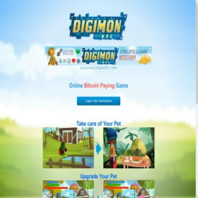 Скриншот главной страницы сайта digimonbtc.com