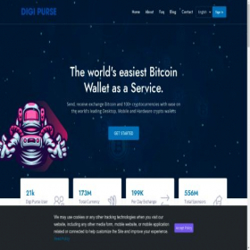 Скриншот главной страницы сайта digipurse.net