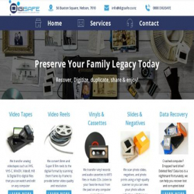 Скриншот главной страницы сайта digisafe.co.nz
