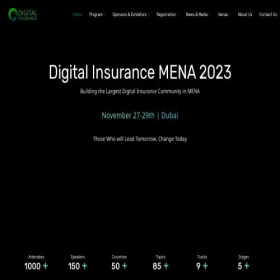 Скриншот главной страницы сайта digital-insurance-mena.com
