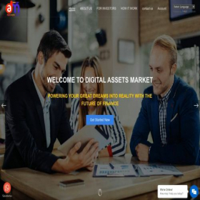 Скриншот главной страницы сайта digitalassetmkts.com