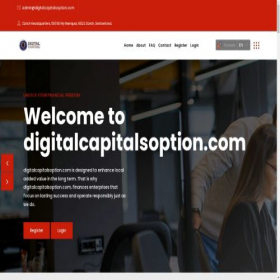 Скриншот главной страницы сайта digitalcapitalsoption.com