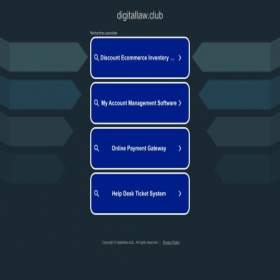 Скриншот главной страницы сайта digitallaw.club