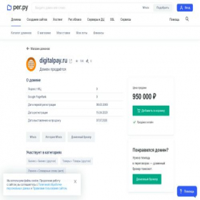 Скриншот главной страницы сайта digitalpay.ru