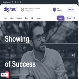 Скриншот главной страницы сайта digitexverse.com