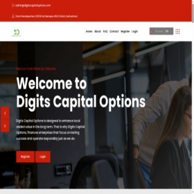 Скриншот главной страницы сайта digitscapitaloptions.com