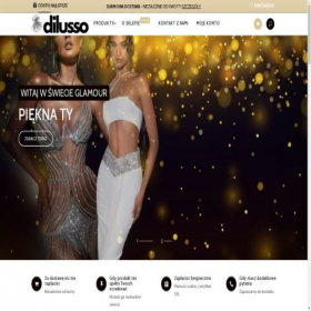 Скриншот главной страницы сайта dilusso.com.pl