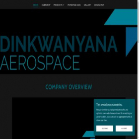 Скриншот главной страницы сайта dinkwanyana.com