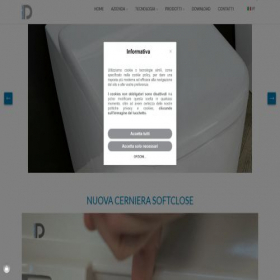 Скриншот главной страницы сайта dinoplast.com