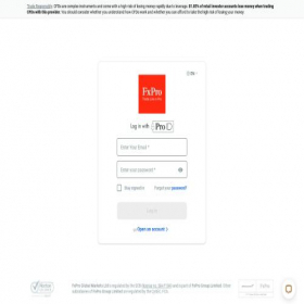 Скриншот главной страницы сайта direct.cis-fxpro.com
