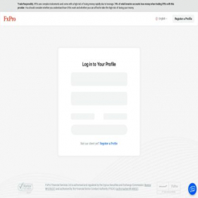 Скриншот главной страницы сайта direct.fxpro.com