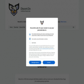 Скриншот главной страницы сайта discord.do