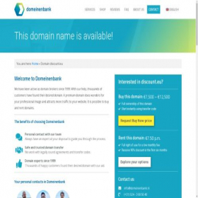 Скриншот главной страницы сайта discount.eu