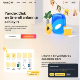 Скриншот главной страницы сайта disk.yandex.com.tr