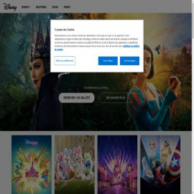 Скриншот главной страницы сайта disney.ru