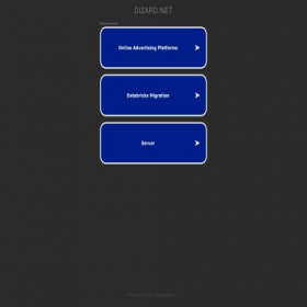 Скриншот главной страницы сайта dizard.net