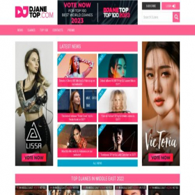 Скриншот главной страницы сайта djanetop.com
