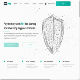 Скриншот главной страницы сайта djoni-pay.pw