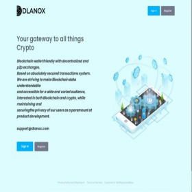 Скриншот главной страницы сайта dlanox.com