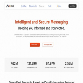 Скриншот главной страницы сайта dmail.mom