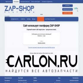 Скриншот главной страницы сайта dmdzap.ru