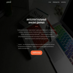 Скриншот главной страницы сайта dmining.ru