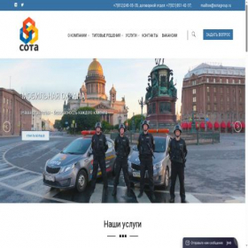Скриншот главной страницы сайта dmo.spb.ru