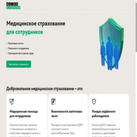 Скриншот главной страницы сайта dms.kubiki.pro
