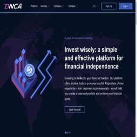Скриншот главной страницы сайта dnca.org