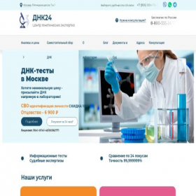 Скриншот главной страницы сайта dnk24.com