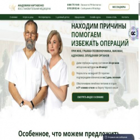 Скриншот главной страницы сайта doctorbile.com
