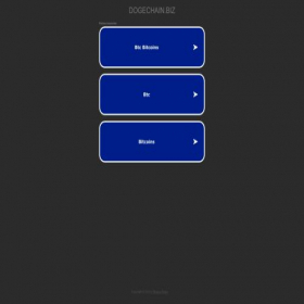 Скриншот главной страницы сайта dogechain.biz