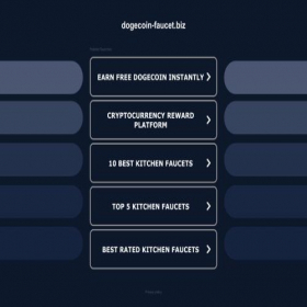 Скриншот главной страницы сайта dogecoin-faucet.biz