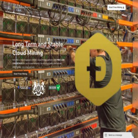 Скриншот главной страницы сайта dogecoin.unlifreecrypto.com