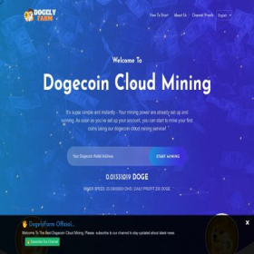 Скриншот главной страницы сайта dogelyfarms.us