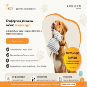 Скриншот главной страницы сайта dogself.ru