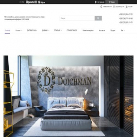 Скриншот главной страницы сайта doichman-mebel.com.ua