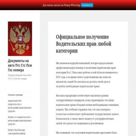 Скриншот главной страницы сайта dokymentiptsrus125.ru
