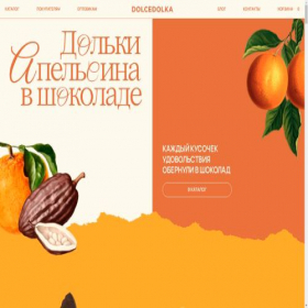Скриншот главной страницы сайта dolce-dolka.ru