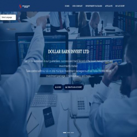 Скриншот главной страницы сайта dollarearninvest.com