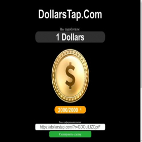 Скриншот главной страницы сайта dollarstap.com