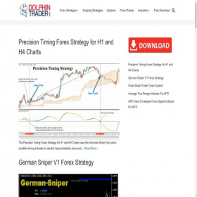 Скриншот главной страницы сайта dolphintrader.com