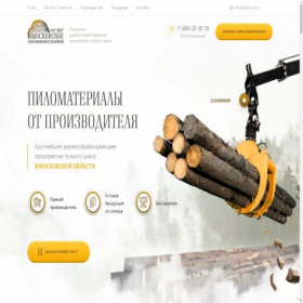 Скриншот главной страницы сайта dolwood.ru
