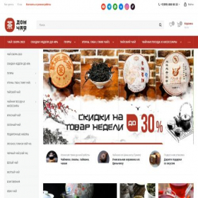Скриншот главной страницы сайта dom-chaya.ru