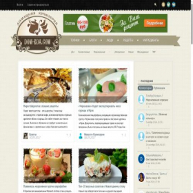 Скриншот главной страницы сайта dom-eda.com