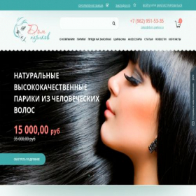 Скриншот главной страницы сайта dom-parikov.ru
