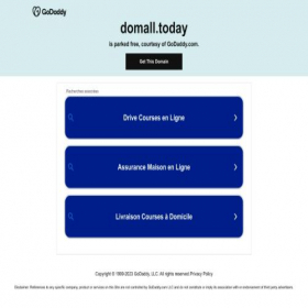Скриншот главной страницы сайта domall.today