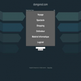 Скриншот главной страницы сайта domgorod.com